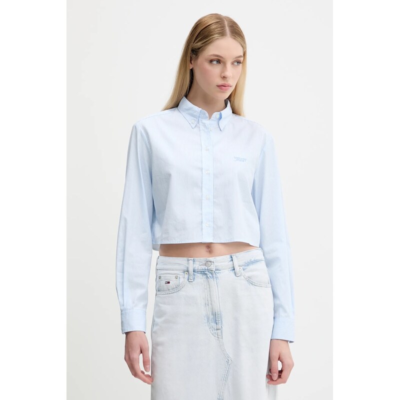 Bavlněná košile Tommy Jeans 107402345