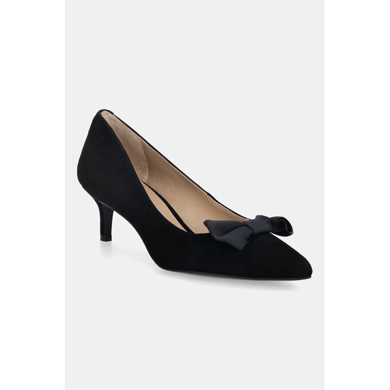 Semišové lodičky Lauren Ralph Lauren Adrienne Bow 108423631