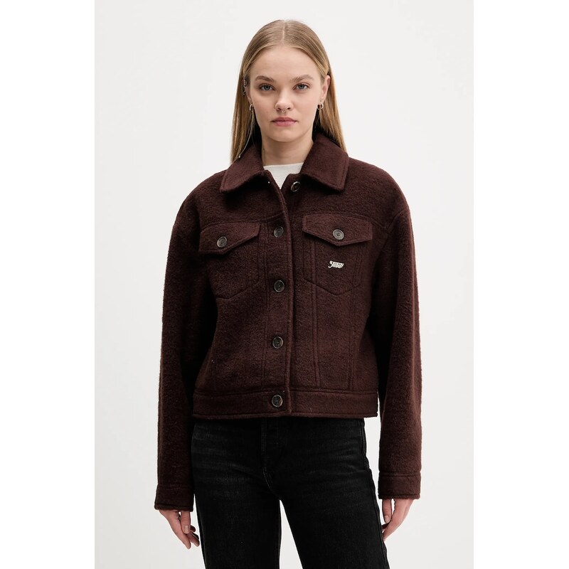 Bunda s příměsí vlny Tommy Jeans 108529150