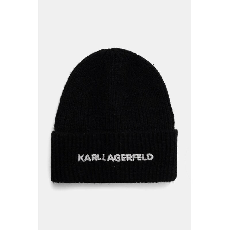Karl Lagerfeld Čepice z vlněné směsi Karl Lagerfeld