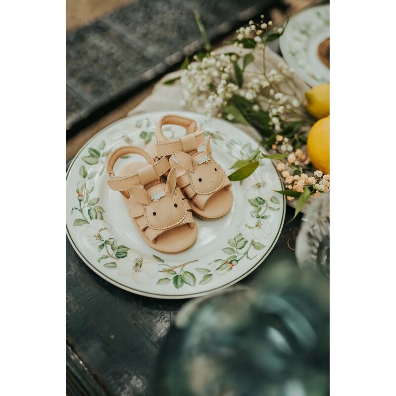 Donsje Dětské kožené sandály Donsje Stelloux Sandals Bride