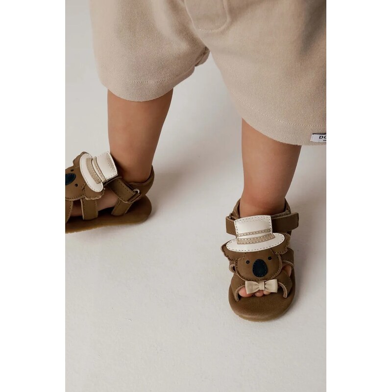 Donsje Dětské kožené sandály Donsje Stelloux Sandals Groom