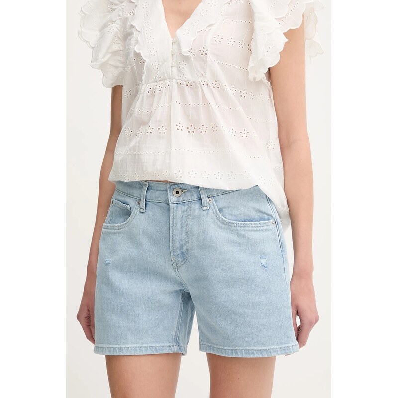 Pepe Jeans Džínové šortky Pepe Jeans REGULAR SHORT HW MABLE