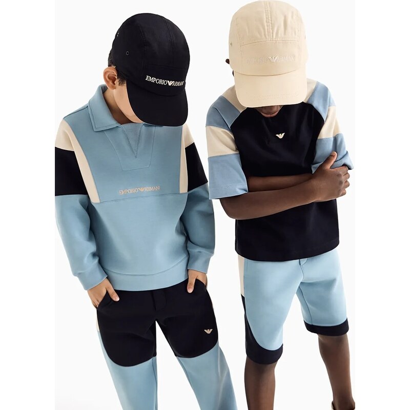 Emporio Armani Dětské bavlněné tričko Emporio Armani