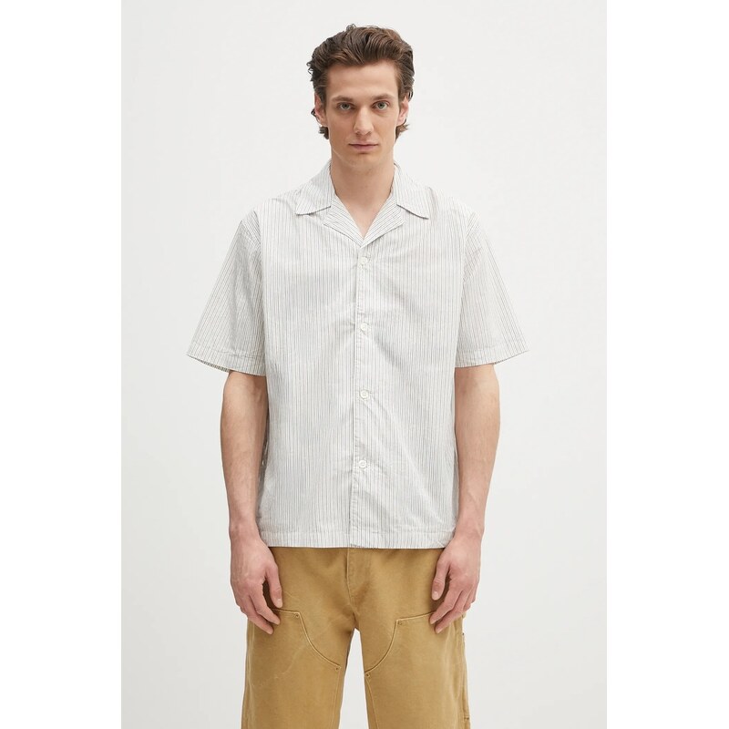 Norse Projects Bavlněná košile Norse Projects Mads Poplin Stripe
