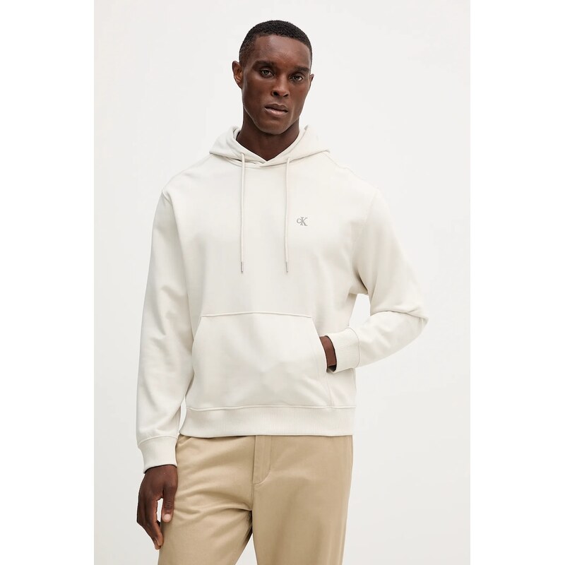 Calvin Klein Jeans mikina s kapucí pánská bavlněná
