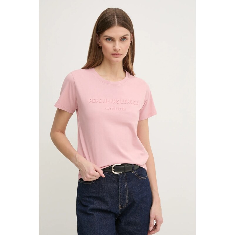 Pepe Jeans Bavlněné tričko LORETTA