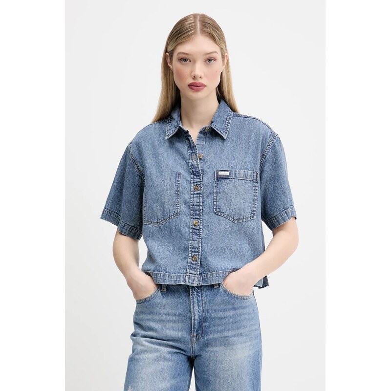 Džínová košile Guess Jeans 105976186