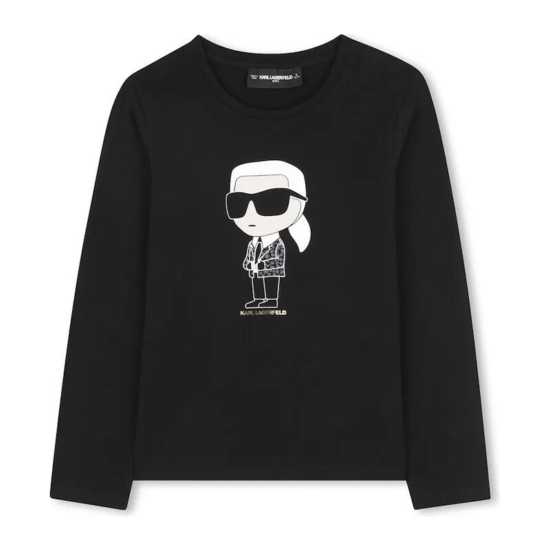 Karl Lagerfeld Dětské tričko s dlouhým rukávem Karl Lagerfeld