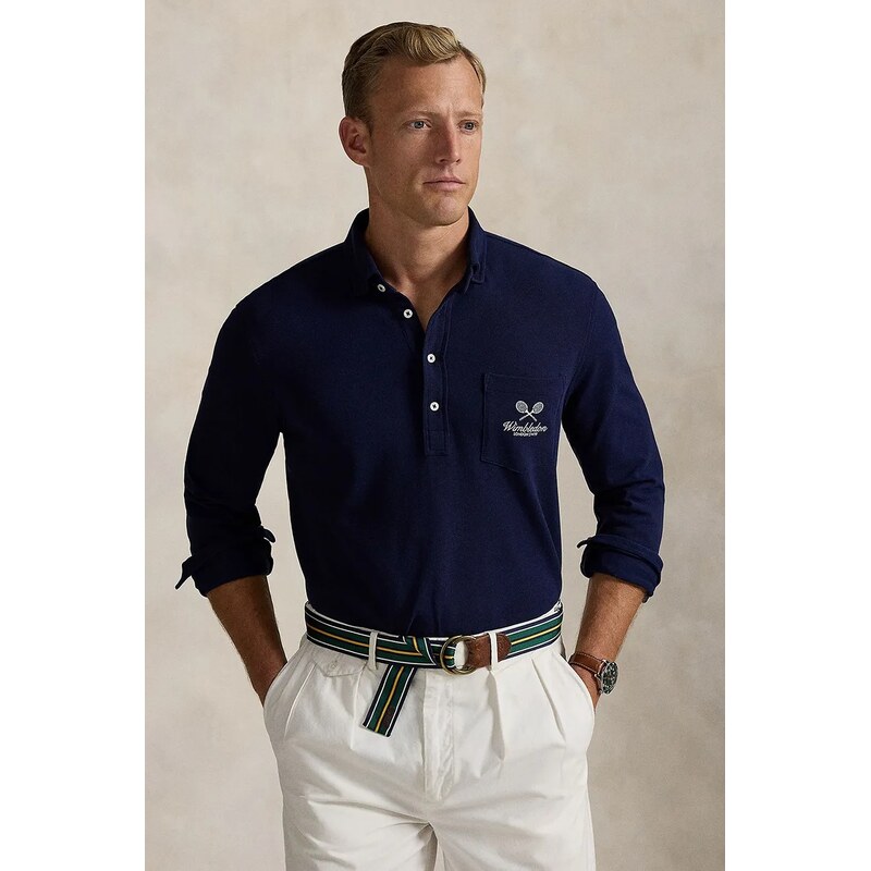 Polo Ralph Lauren Bavlněné tričko s dlouhým rukávem Polo Ralph