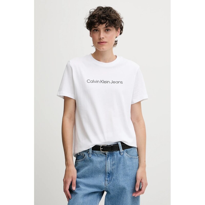 Calvin Klein Jeans tričko dámské bavlněné
