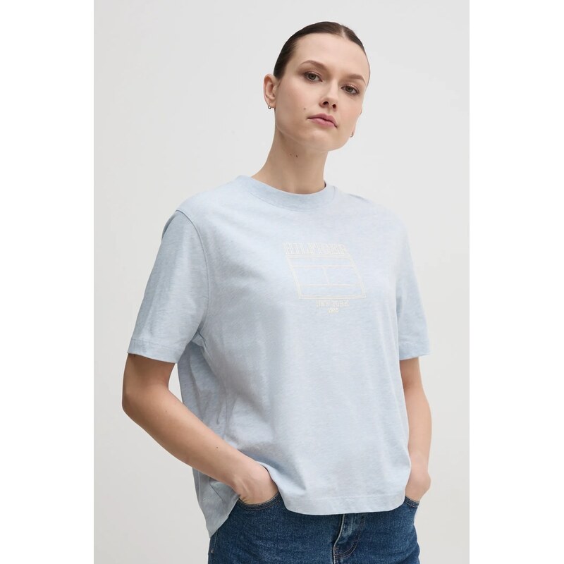 Bavlněné tričko Tommy Hilfiger 113763621