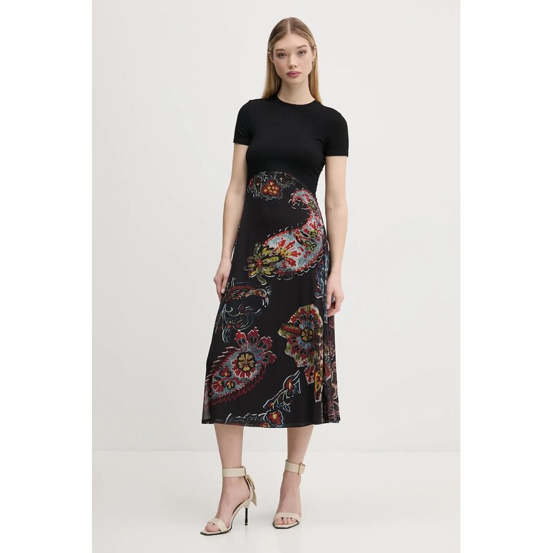 Šaty Desigual PAISLEY MESH_LACROIX 104719859