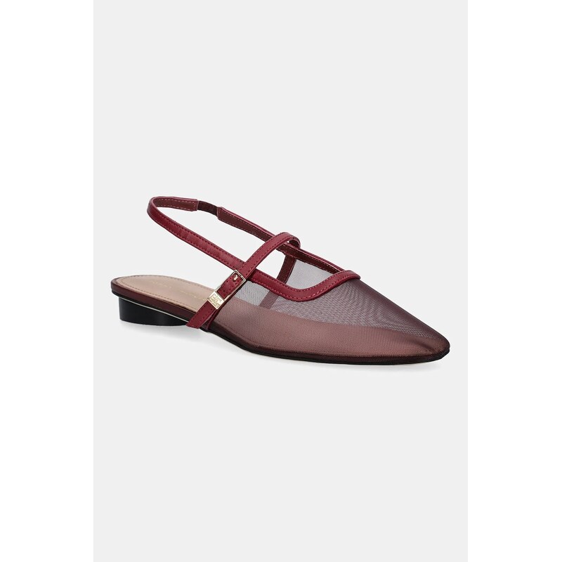 Tommy Hilfiger Baleríny Tommy Hilfiger MESH ROUND HEEL BALLERINA