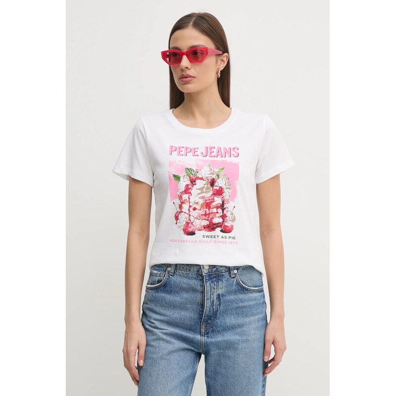 Bavlněné tričko Pepe Jeans RYOKO 115336884