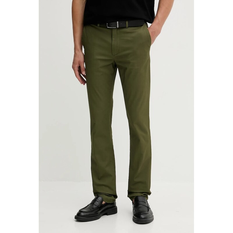 Tommy Hilfiger chino kalhoty pánské bavlněné s elastanem