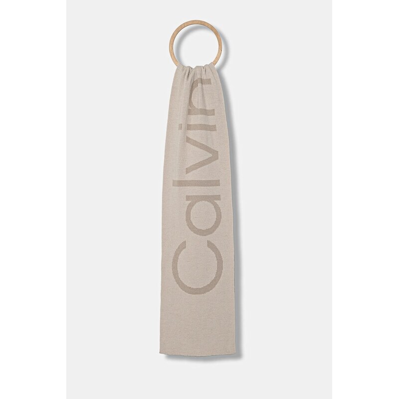 Calvin Klein Vlněná šála Calvin Klein