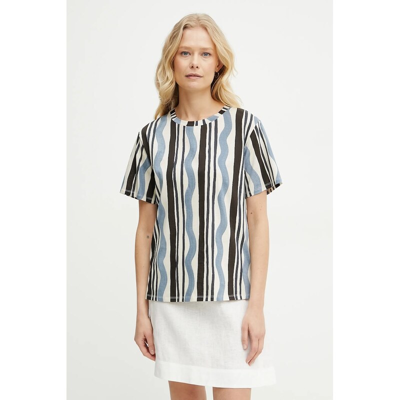 Bavlněné tričko Weekend Max Mara 110537399