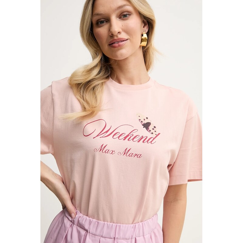 Bavlněné tričko Weekend Max Mara 110537397