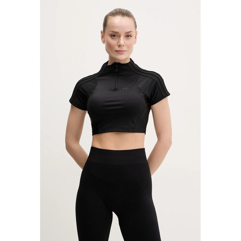 Tričko adidas Originals Zip Up Crop Top