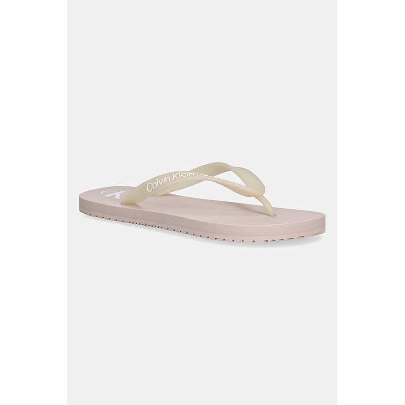 Žabky Calvin Klein Jeans BEACH SANDAL TRANSPARENT TPU 105872461