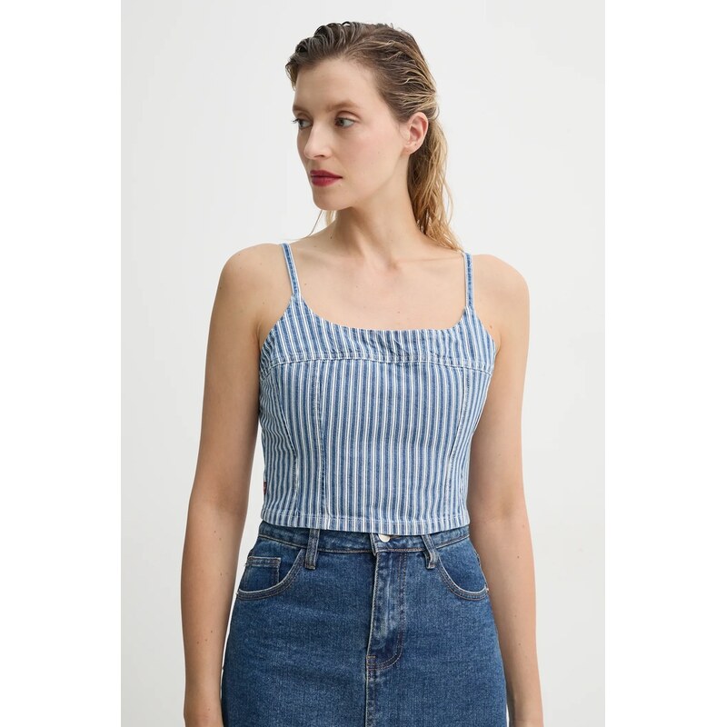 Džínový top Levis JADINE DENIM CAMI TANK 110536889