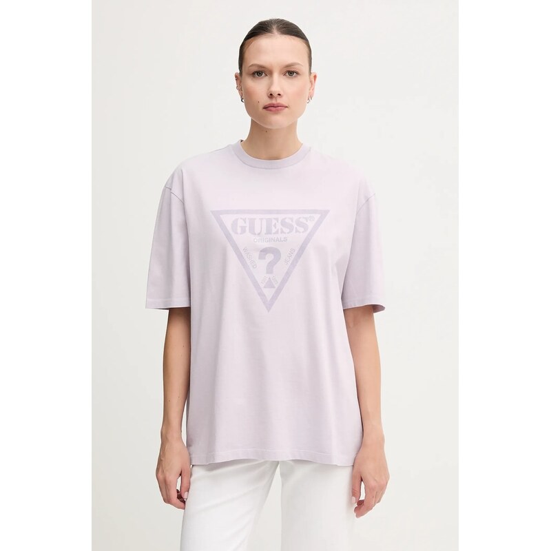 Bavlněné tričko Guess Originals 110537859