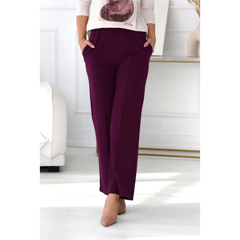 kalhoty dámské Molly (Off Pink) 109380375