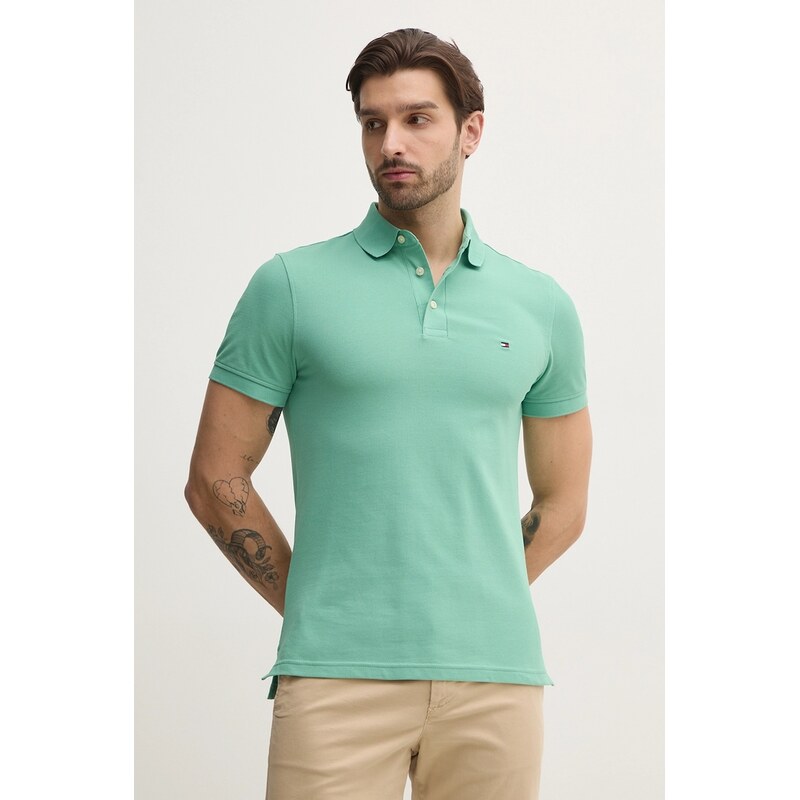 Tommy Hilfiger polo bavlněné s elastanem