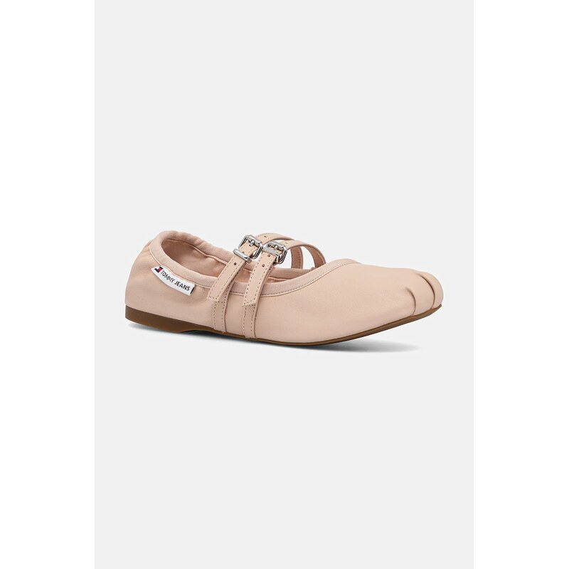 Tommy Jeans Kožené baleríny Tommy Jeans BALLERINA