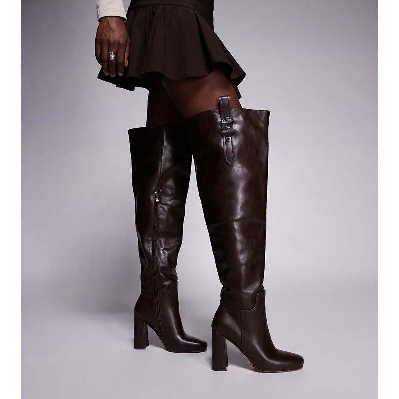 Simmi Wide Fit Simmi London Harrieta Wide Fit heeled over the