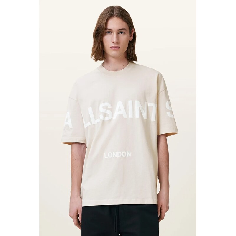 AllSaints Bavlněné tričko AllSaints BIGGY