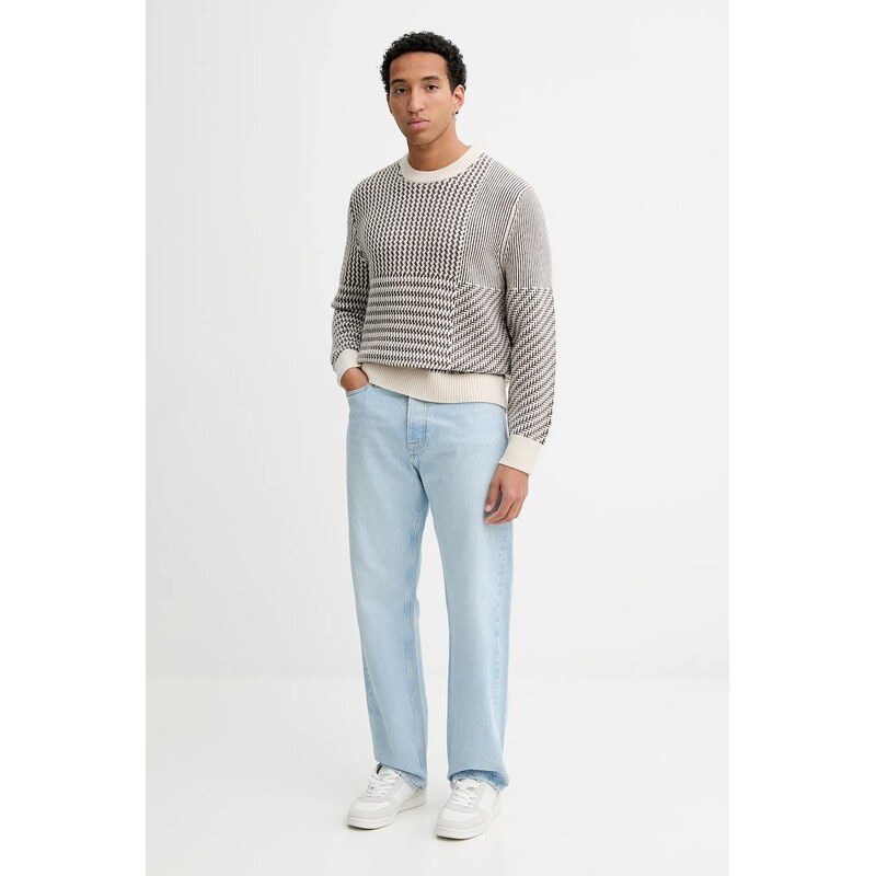 Svetr s příměsí vlny Calvin Klein