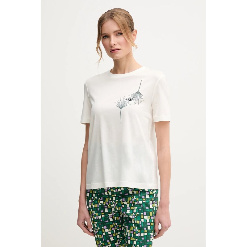 Bavlněné tričko MM by Max Mara 110537294
