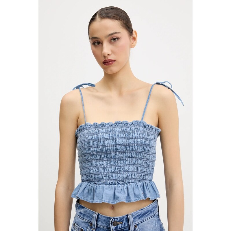 Tommy Jeans Bavlněný top Tommy Jeans