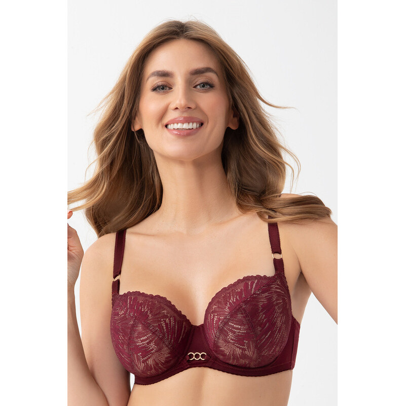 Gorsenia MILA SOFT BRA K956 BURGUNDY