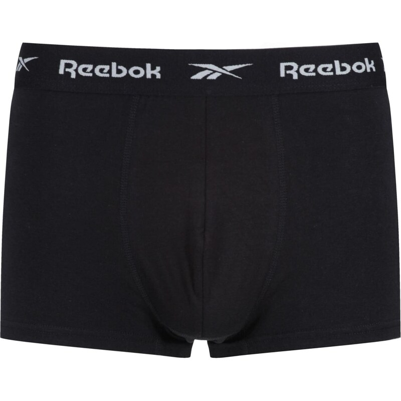 Reebok Boxerky marine modrá / šedý melír / černá / bílá