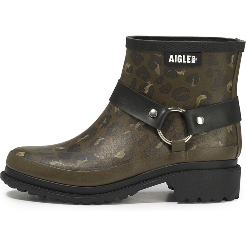 AIGLE Holínky Macadames khaki / olivová / černá 109384944