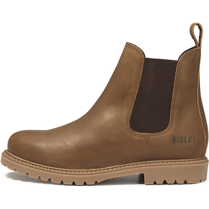 AIGLE Chelsea boty Eperon koňaková / tmavě hnědá 109384954