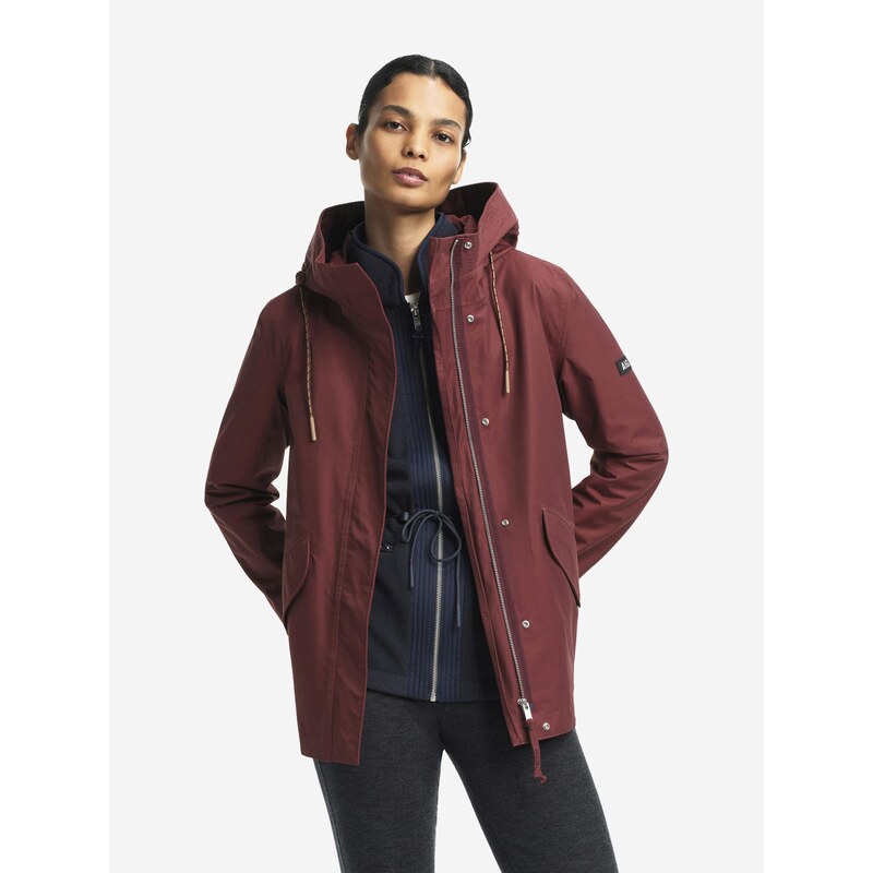 AIGLE Přechodová parka bordó