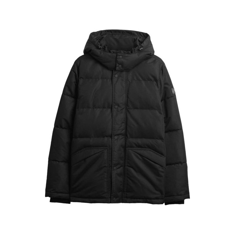 GAP V-FRCH HOODED HEAVYWEIGHT LOGO PUFFER Pánská zimní bunda