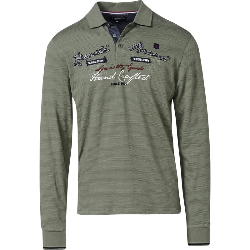 KOROSHI Tričko khaki