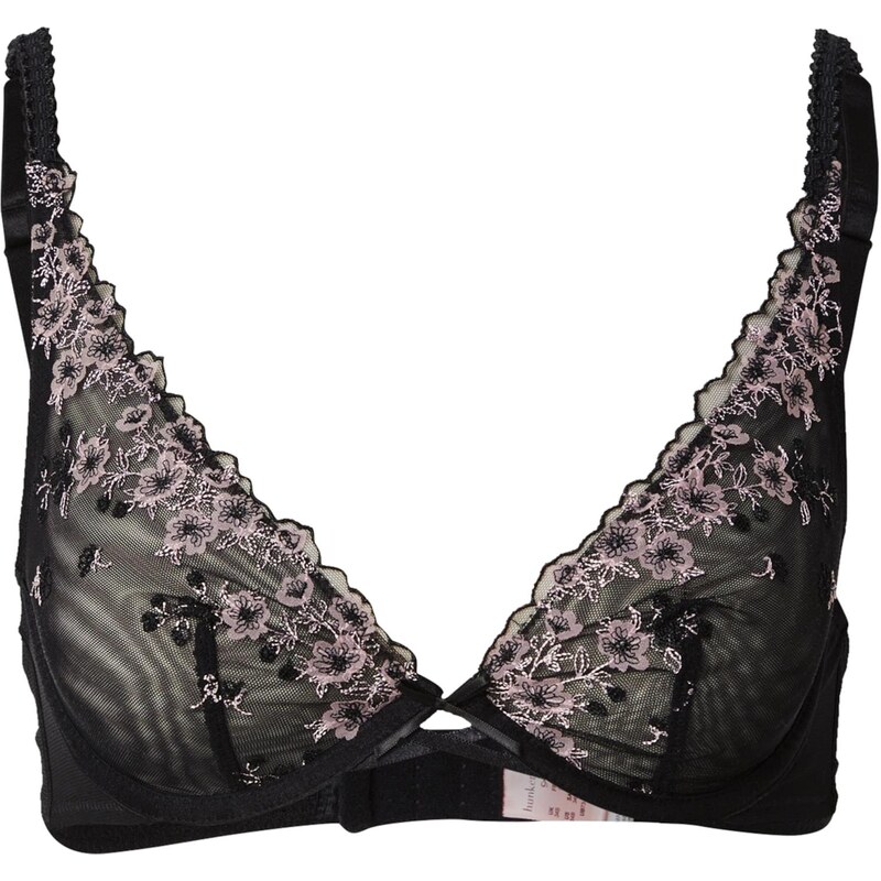 Hunkemöller Podprsenka Chloe Up šeříková / černá
