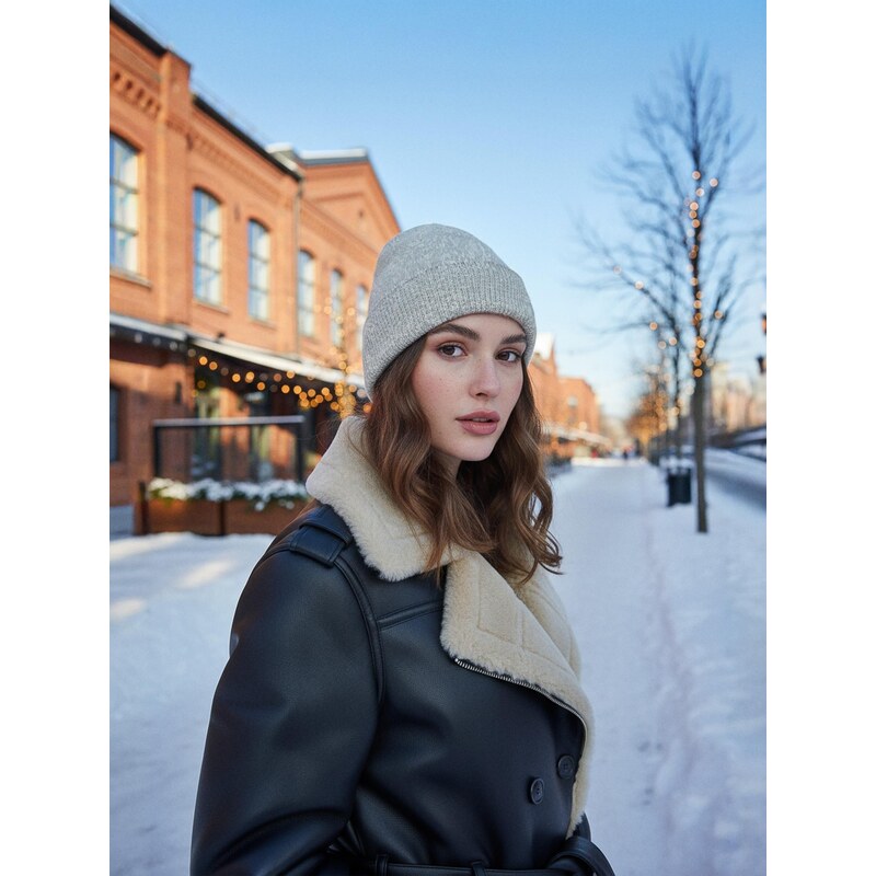 Sinsay - Čepice beanie - šedá