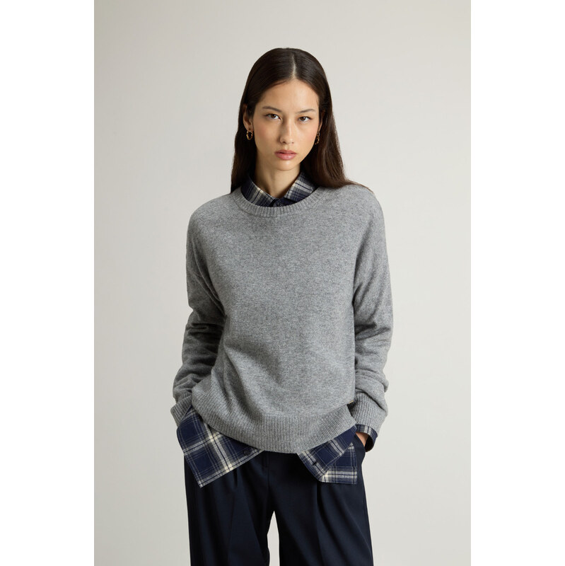 SVETR WOOLRICH COMFORT WOOL CASH CREWNECK