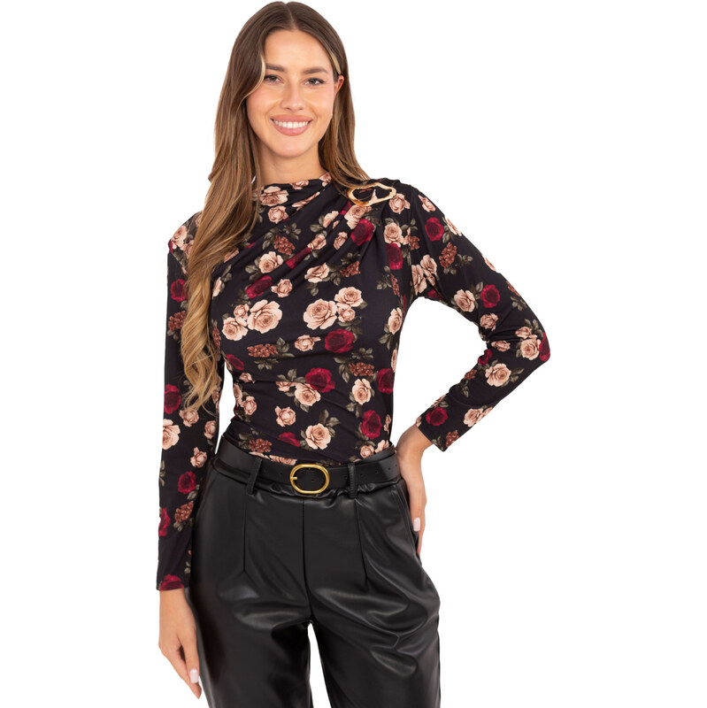 RUE PARIS Blouse-IT-BZ-20315-1.19P-black
