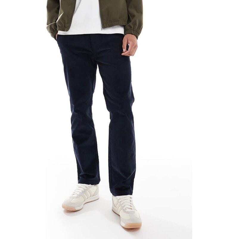 Threadbare regular fit chino trouser in navy