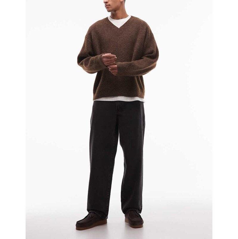 Levis 578 baggy jeans in black wash