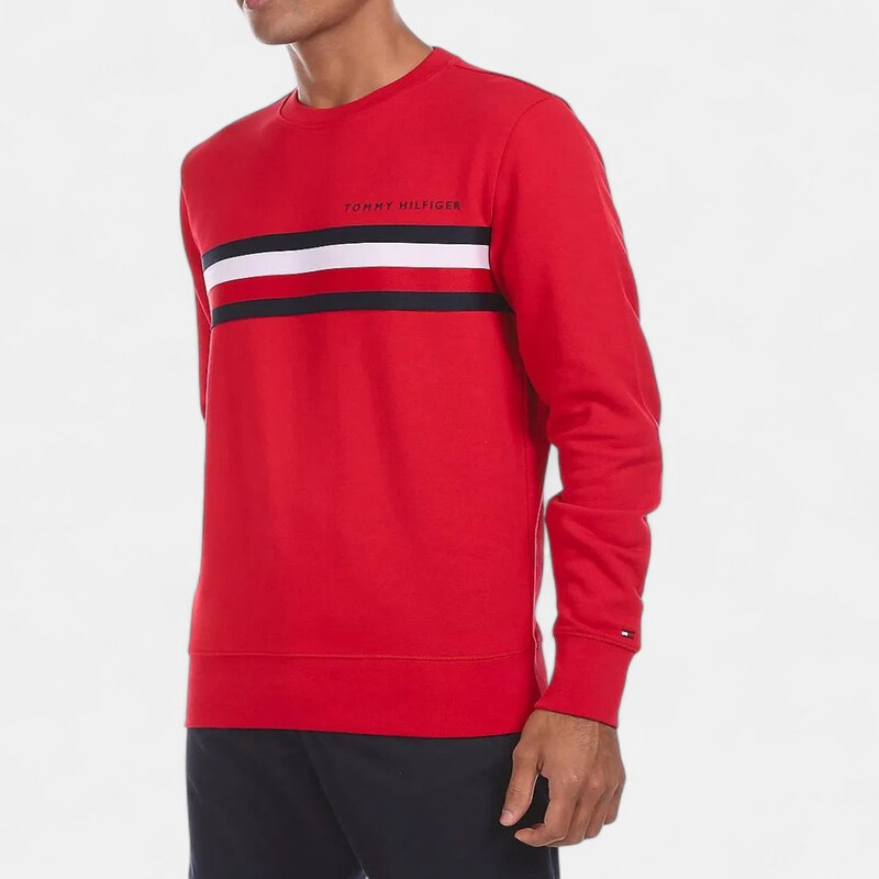 Pánská červená mikina Tommy Hilfiger M56484