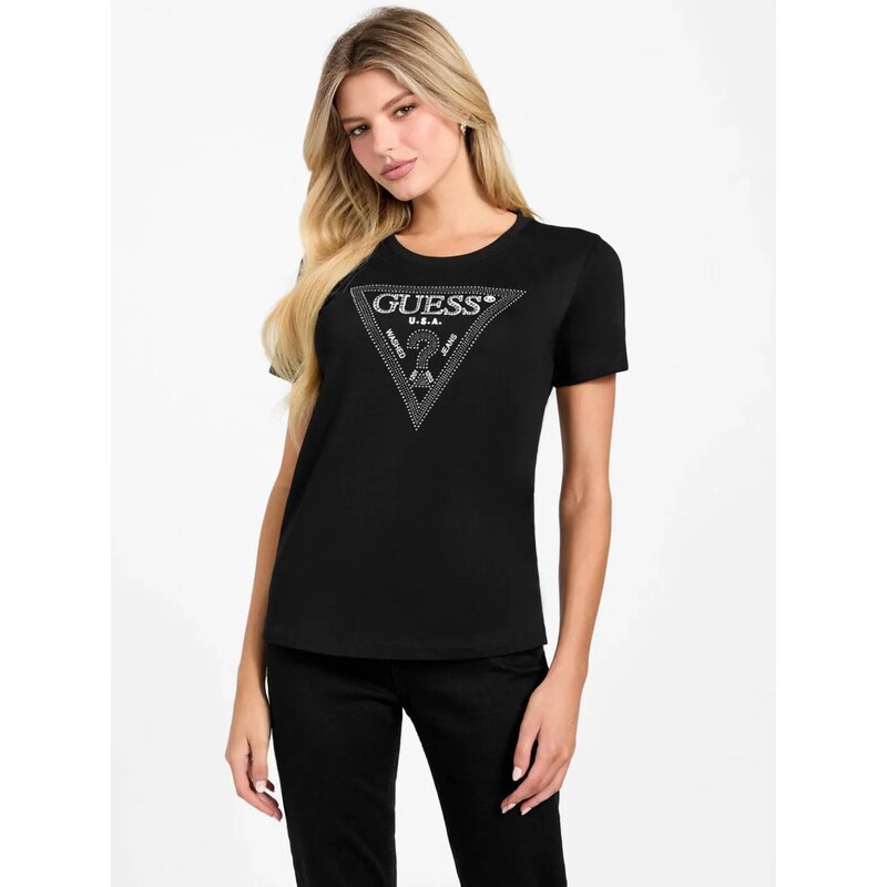 Guess dámské černé tričko 109390062